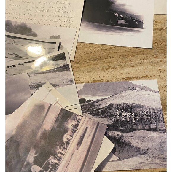 Vintage Pearl Harbor Attack Photos & Handwritten Notes December 7 1941 Historica - Picture 6 of 9
